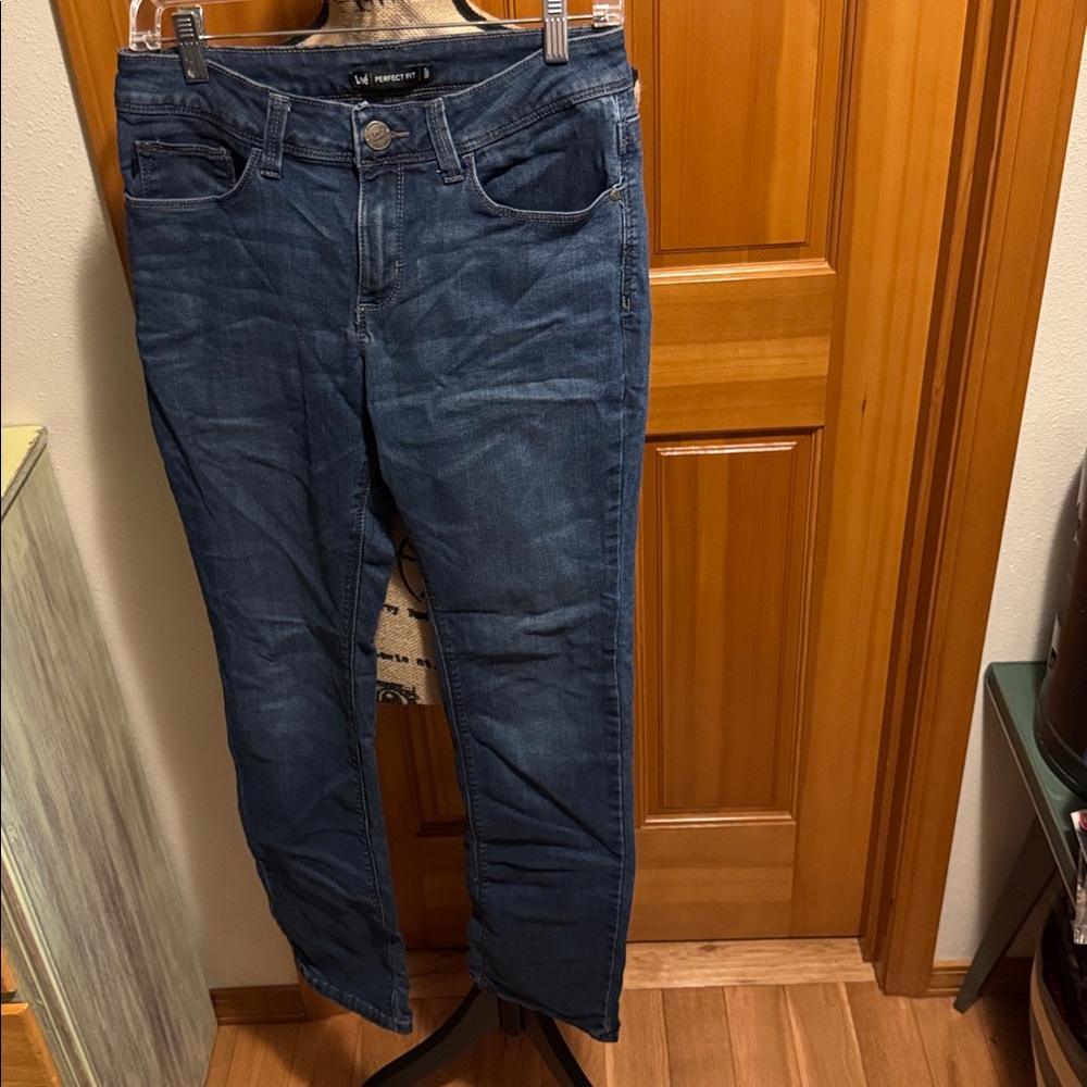 Lee Perfect Fit Deep Indigo Jeans with pocket detail 6 medium